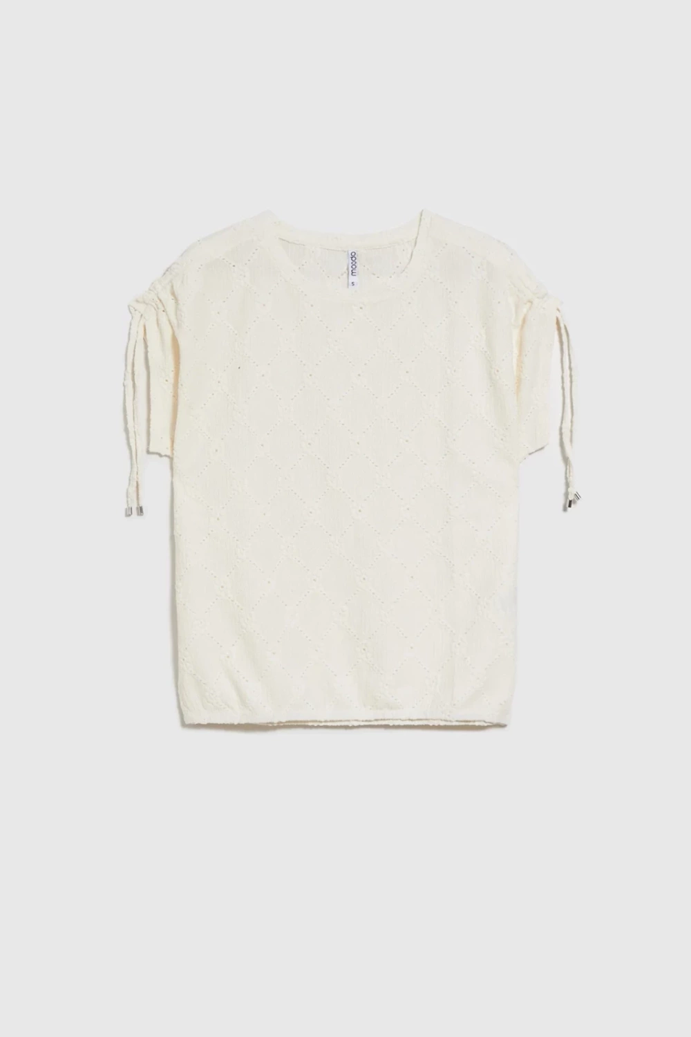 Marisse Openwork Ecru Blouse