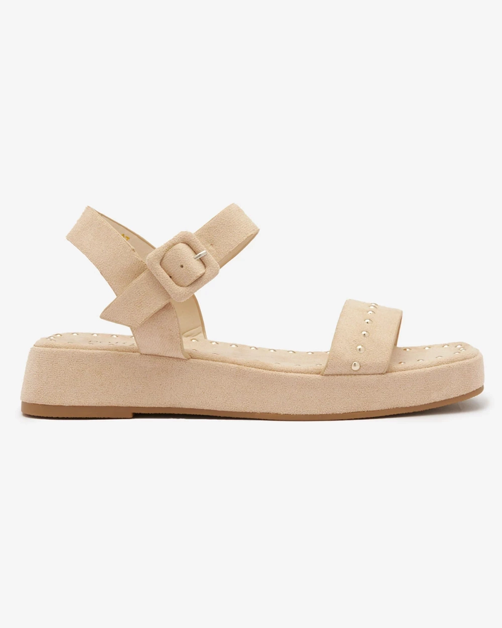 Resti Beige women&#039;s sandals with rhinestones Franssia - Footwear