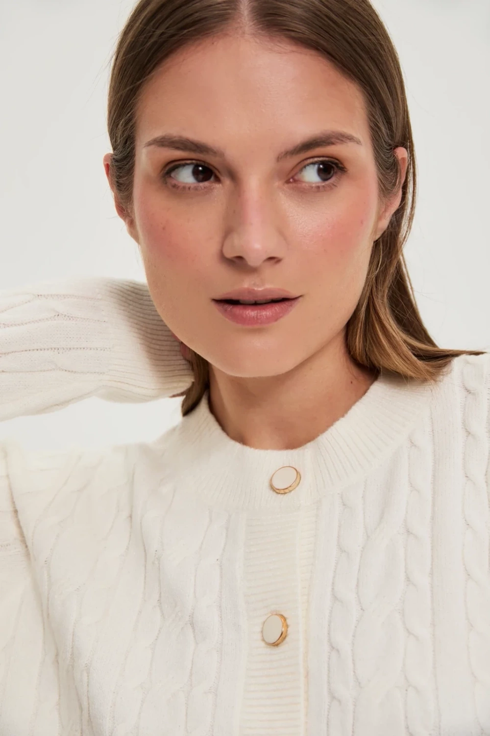 Marisse WOMEN'S SWEATER Z-SW-4835 OFF WHITE