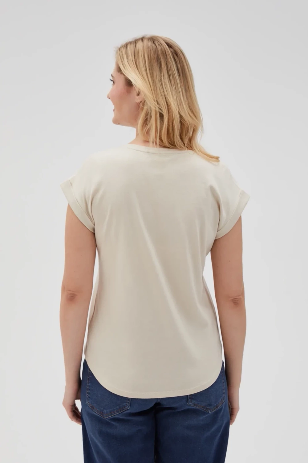 Marisse Women's T-Shirt L-Ts-4644 L.Beige