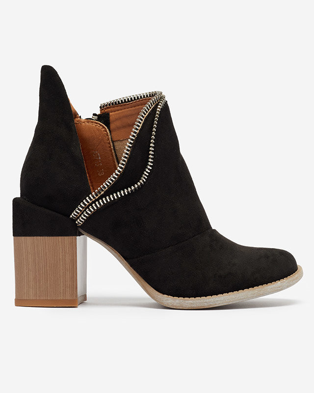 Resti Black women&#039;s insulated boots on a post Mukis - Footwear