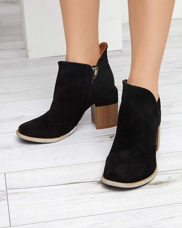 Resti Women&#039;s boots with cut-outs in black Plinara - Footwear