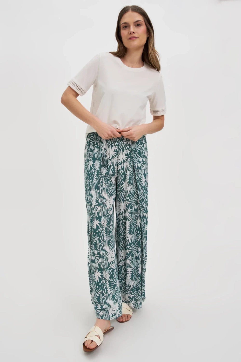 Marisse White Short-Sleeved Blouse