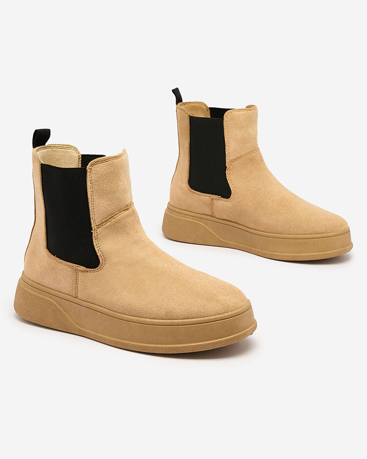 Resti Women&#039;s boots a&#039;la snow boots in camel color Uteris