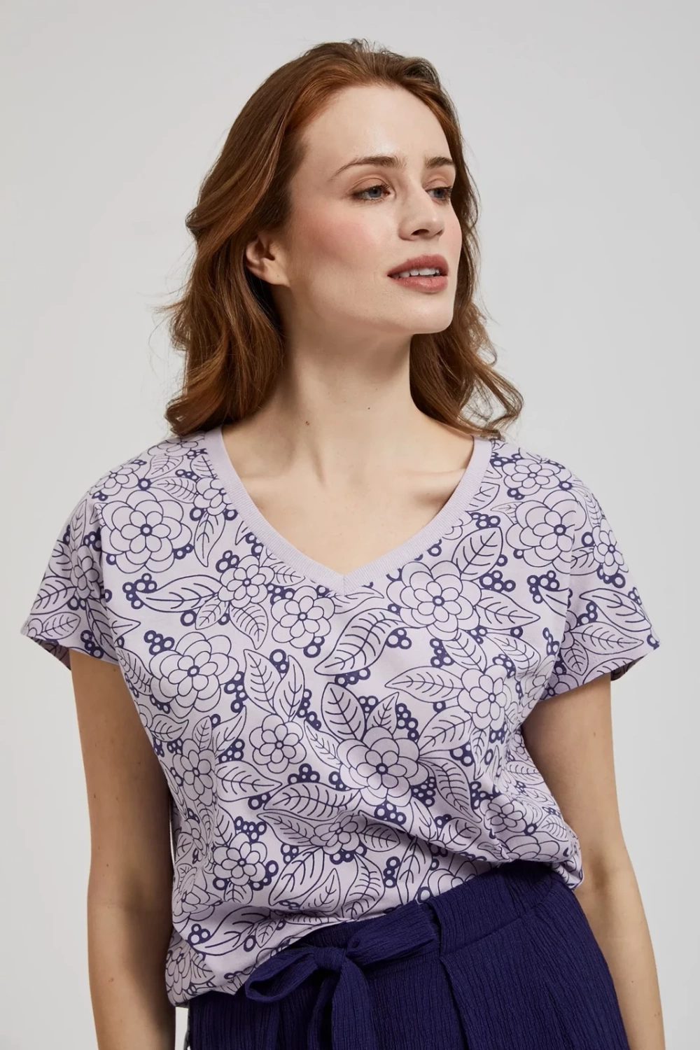 Marisse Women&#039;s Blouse L-Ts-4371 L.Violet
