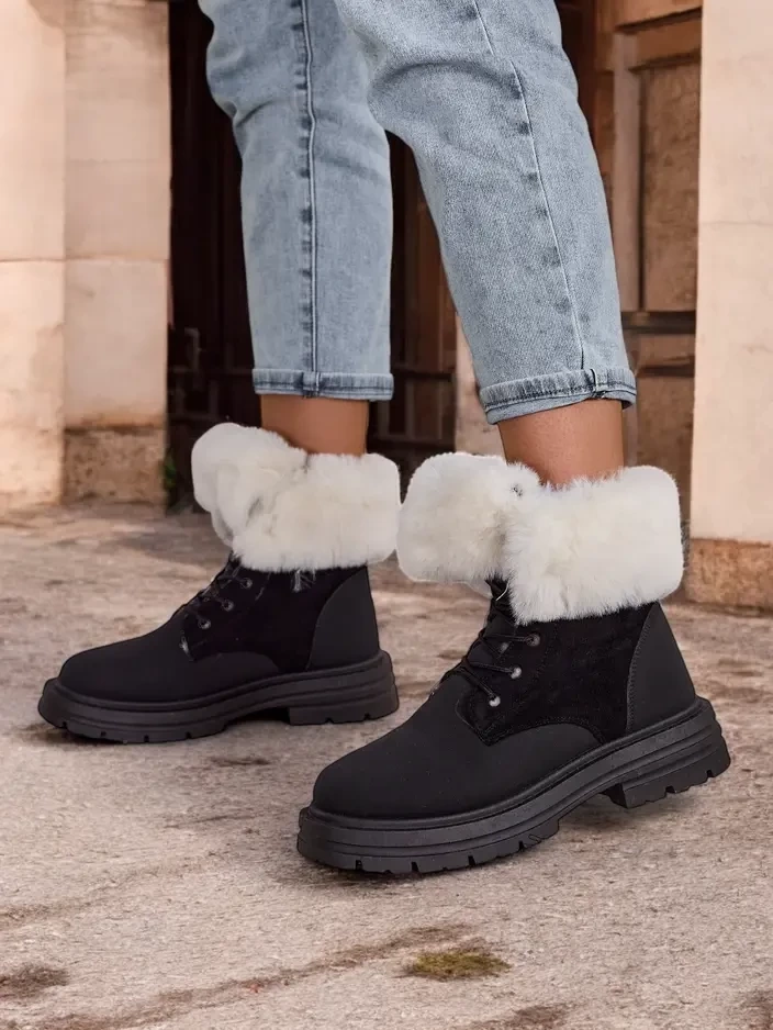 Resti Women's fur-lined ankle boots Nasaha