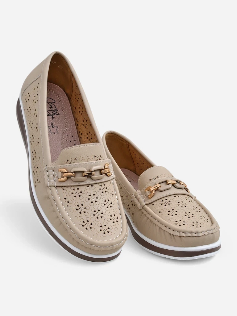 Resti Women's perforated moccasins Cerro