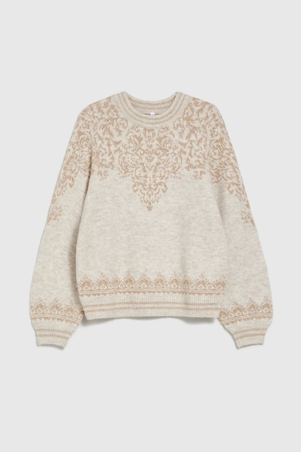 Marisse Women&#039;s Sweater Z-Sw-4551 Beige Mel