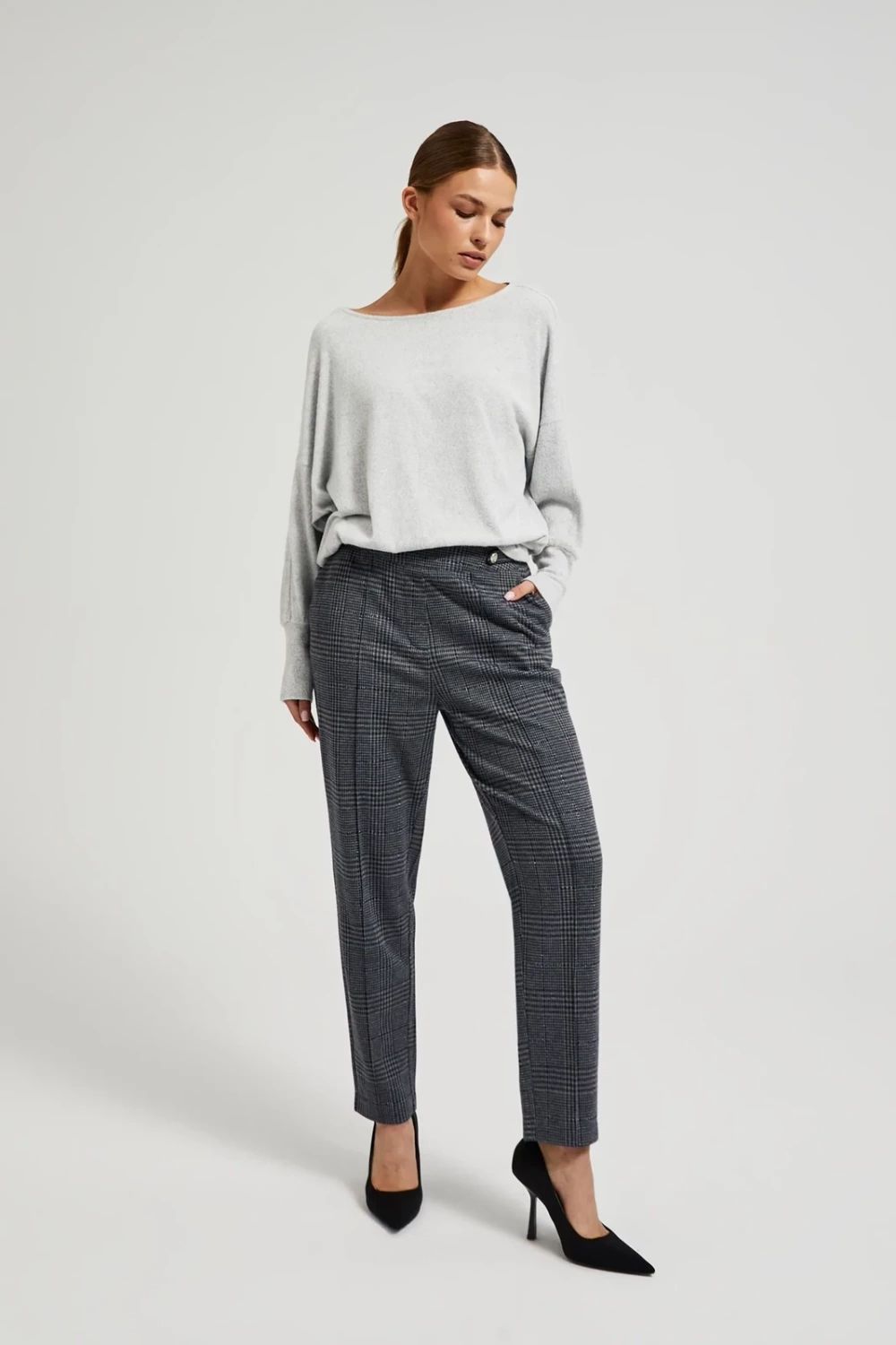 Marisse Women's Trousers Z-Sp-4507 Grey