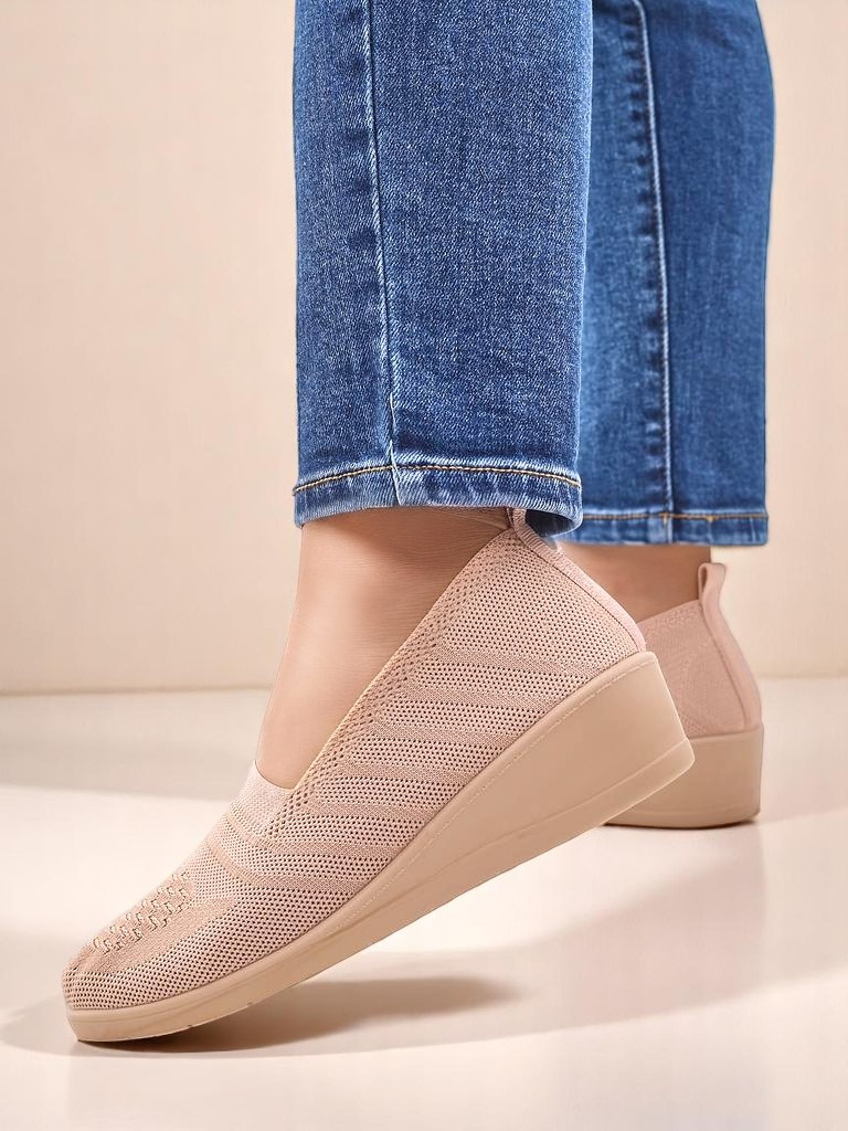Resti Women's moccasins on a low wedge Epoles