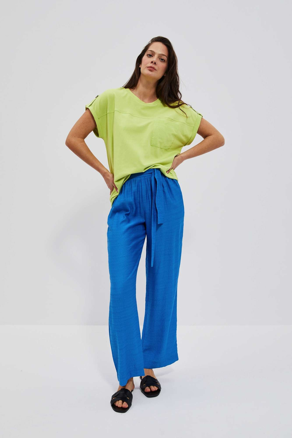 WOMEN'S T-SHIRT L-TS-4086 L.Green