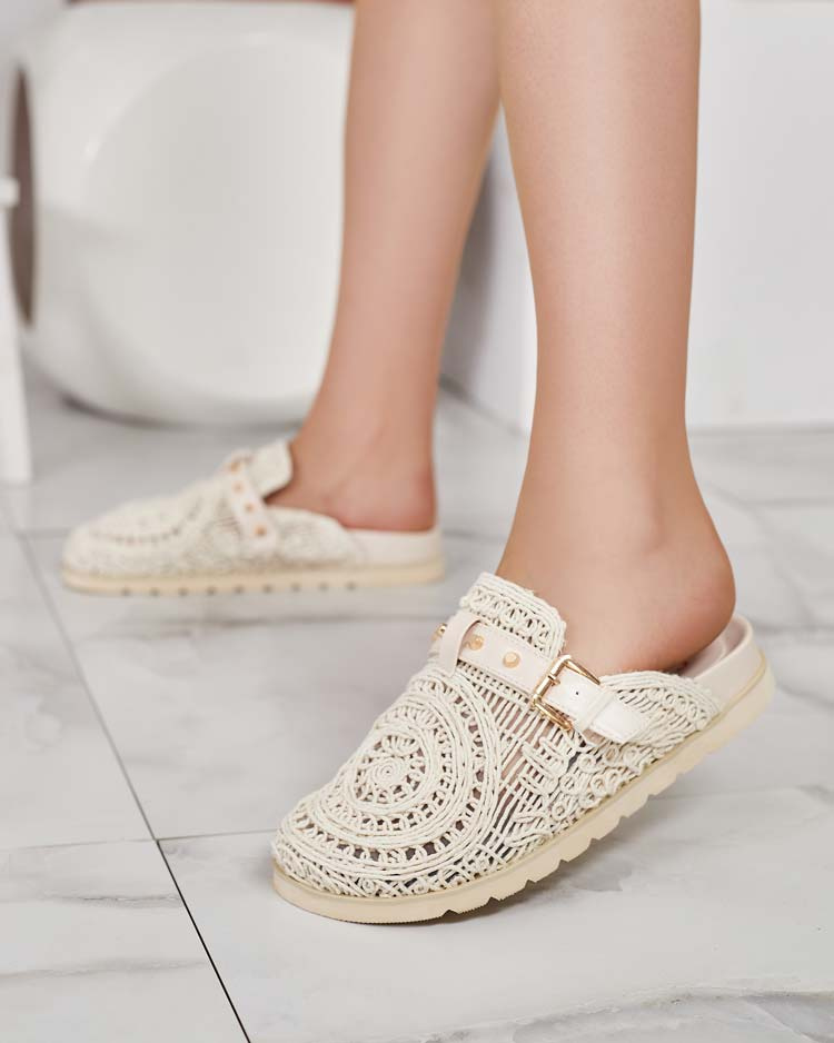 Resti Royalfashion Women&#039;s flip-flops with embroidery Leronip