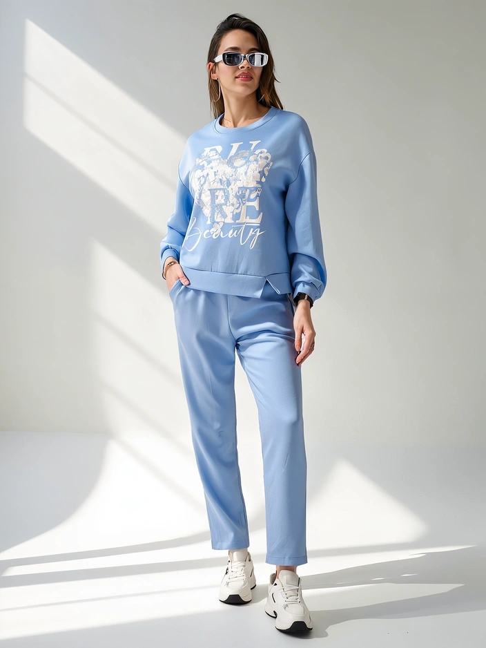 Resti Women's viscose set with print