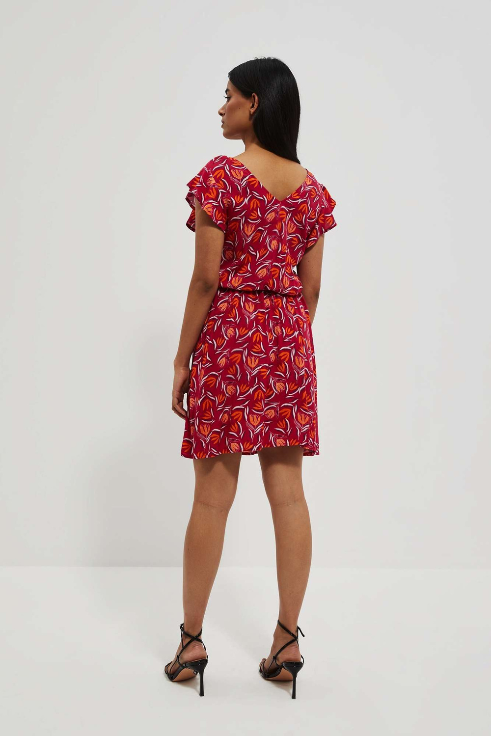 Marisse Women&#039;s Dress L-Su-4058 Strawberry