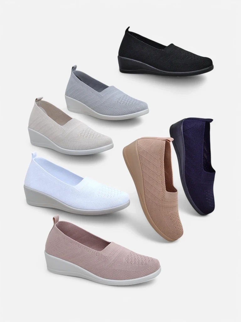 Resti Women's moccasins on a low wedge Epoles