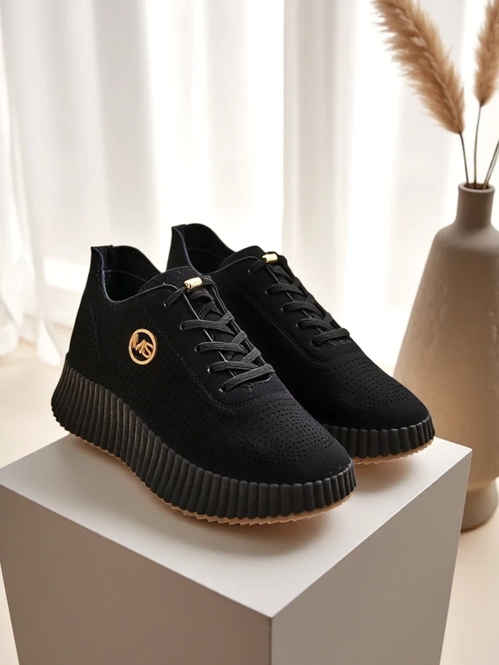 Resti Women's perforated sport sneakers Tobin