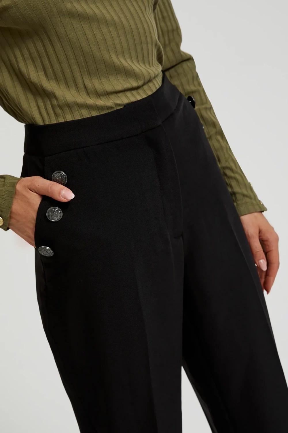 Marisse Women's Trousers Z-Sp-4512 Black