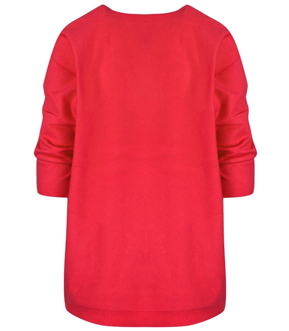 Pri Classic, warm women's V-neck sweater ROSALIA