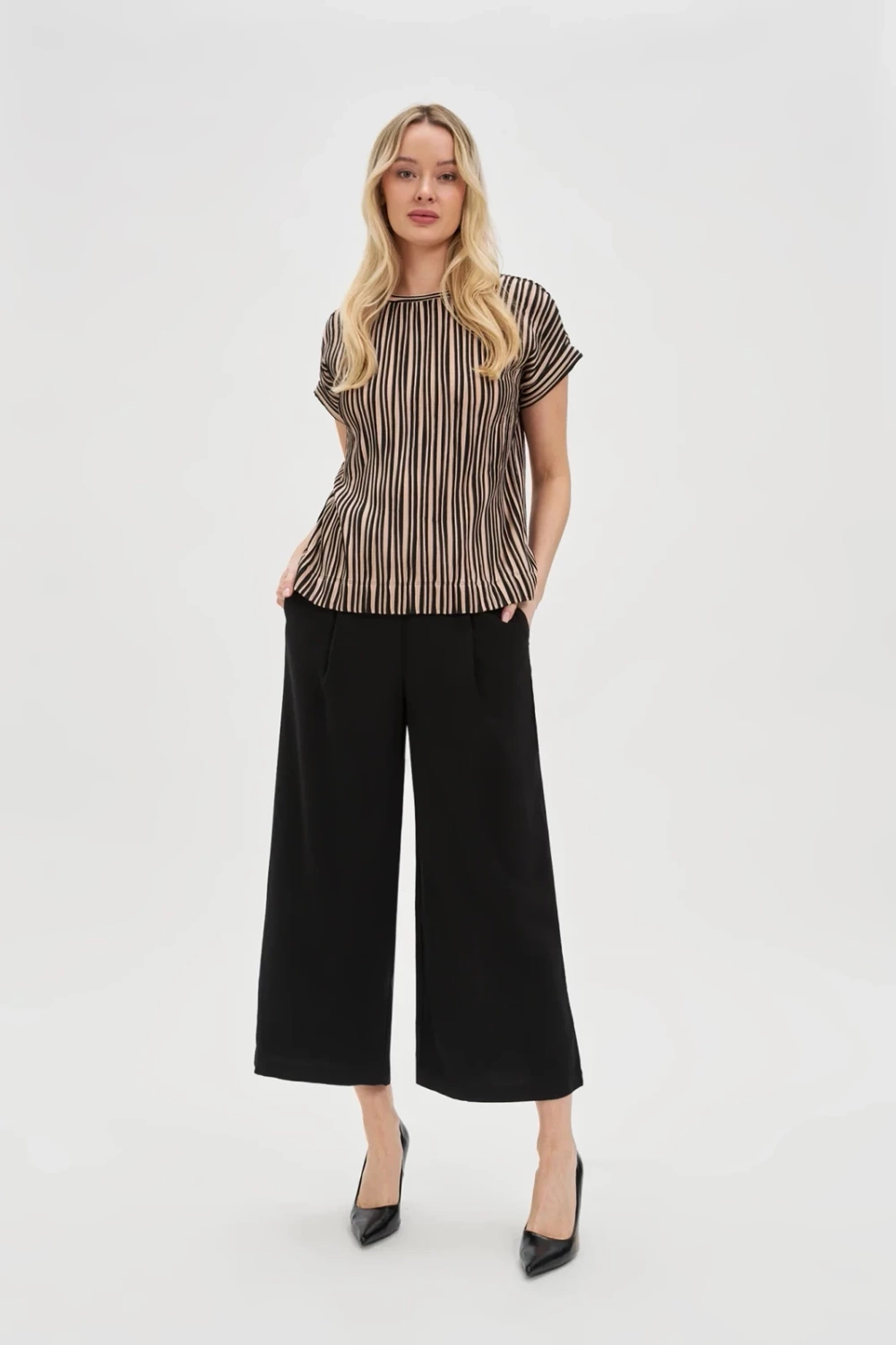 Marisse Women's T-Shirt L-Ts-4665 L.Beige