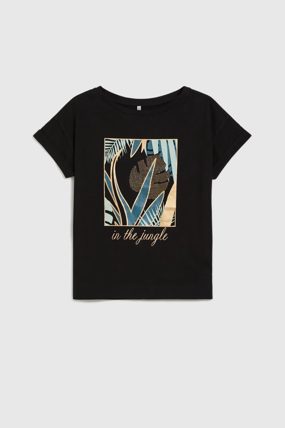 Marisse Women's T-Shirt L-Ts-4633 Black