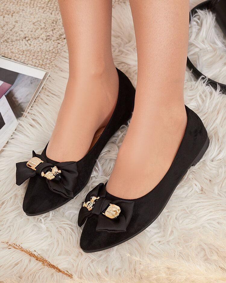 Resti Women's ballerinas pointed toe with bow Retripo