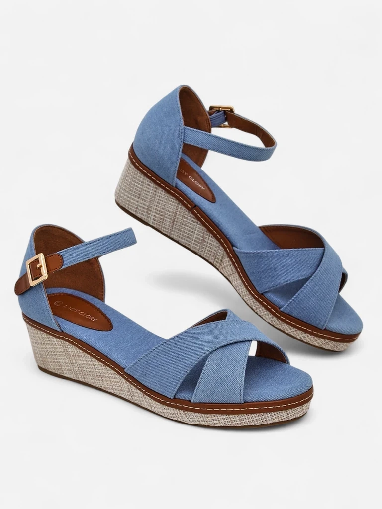 Resti Women's wedge sandals without toe Terrific