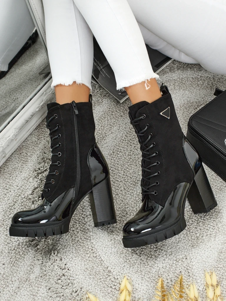 Resti Women's Event Bramble Eco-Suede Heeled Ankle Boots