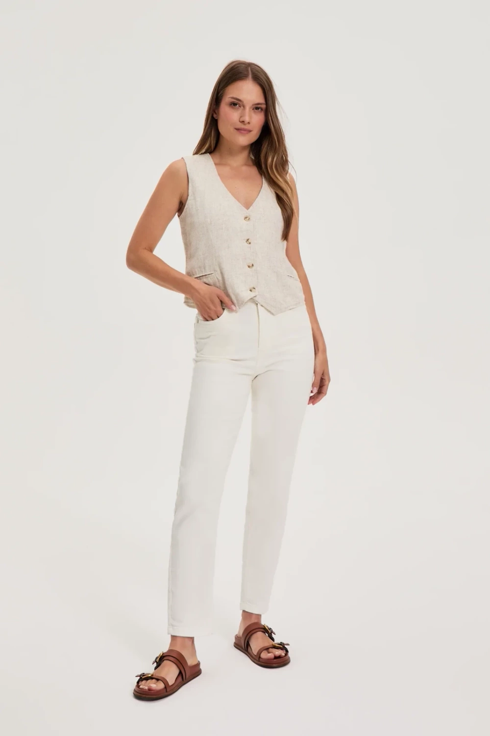 Marisse Beige Vest