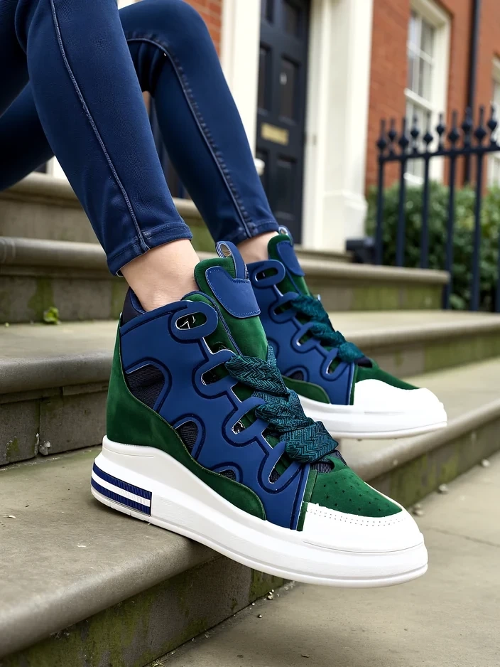 Resti High sports shoes for women with hidden wedge Oblaffi
