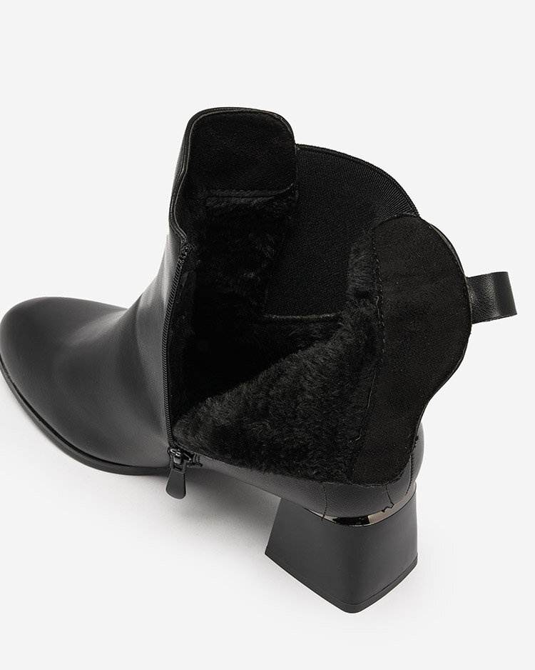 Resti Black women&#039;s low stiletto boots Nejery