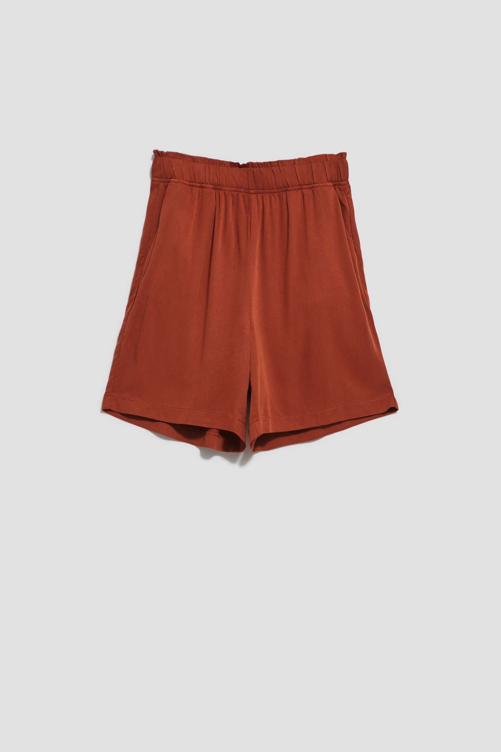 WOMEN&#039;S SHORTS L-SH-4013 BROWN