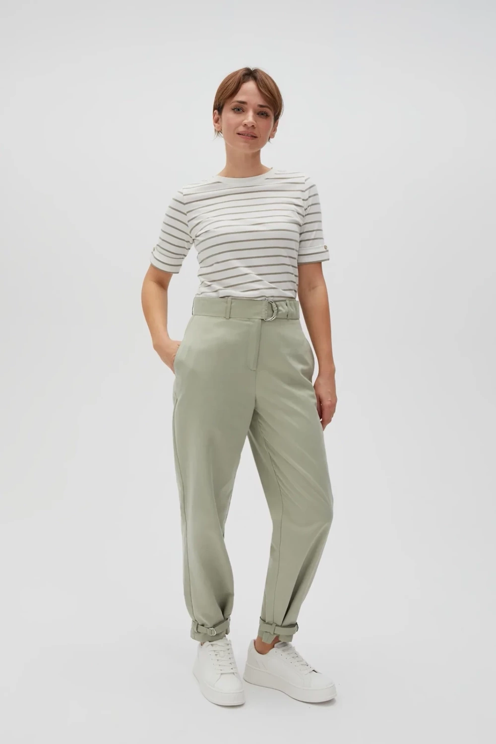 Marisse Women's T-Shirt L-Ts-4608 Olive
