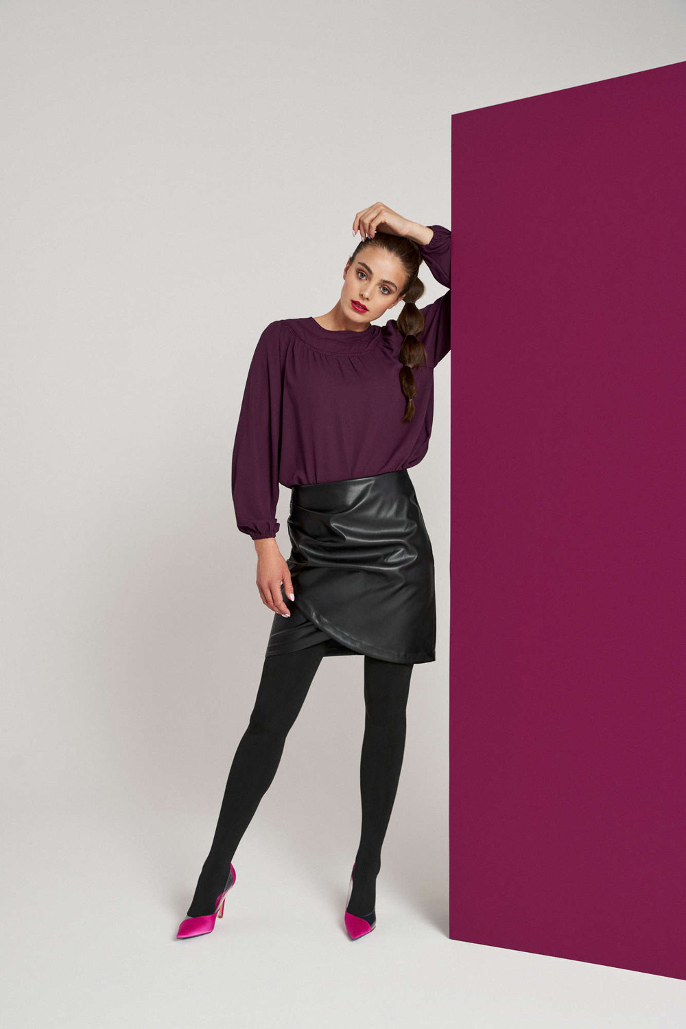Marisse Shirt Z-Ko-3930 Burgundy
