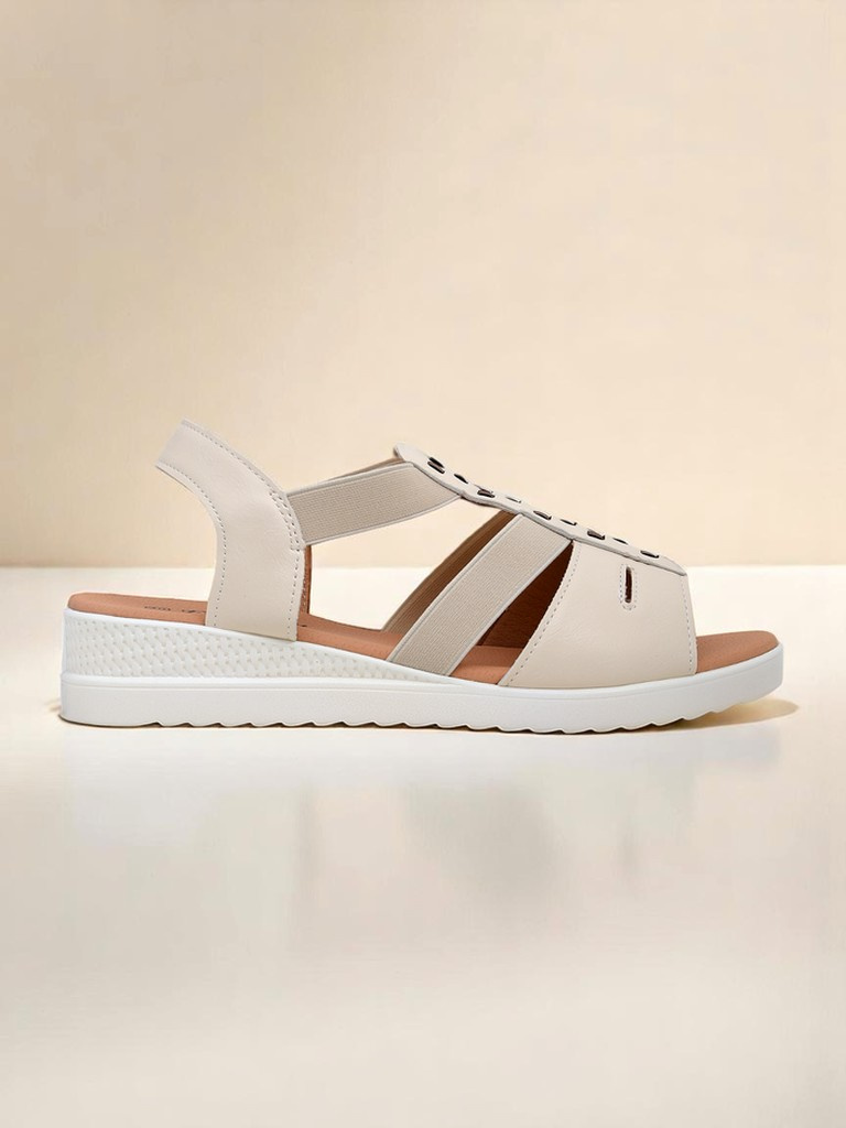 Resti Royal Fashion Women&#039;s Sora Low Wedge Sandals