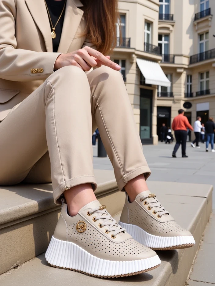 Resti Women's sporty lace-up sneakers Jovenes