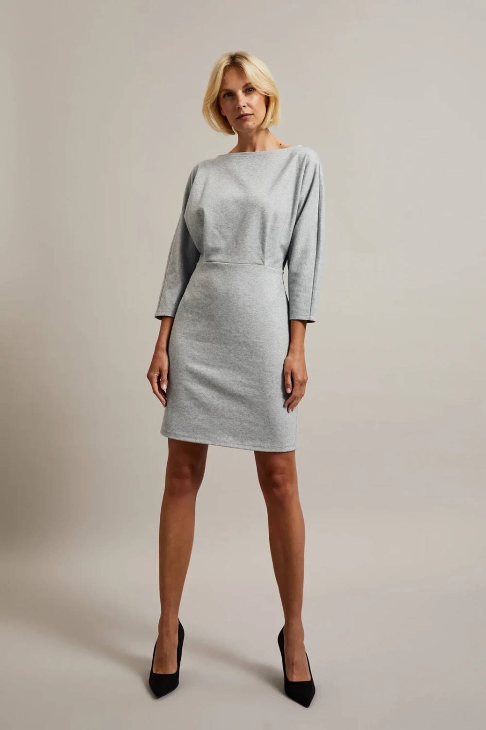 Marisse Women's Dress Z-Su-4518 Grey Mel