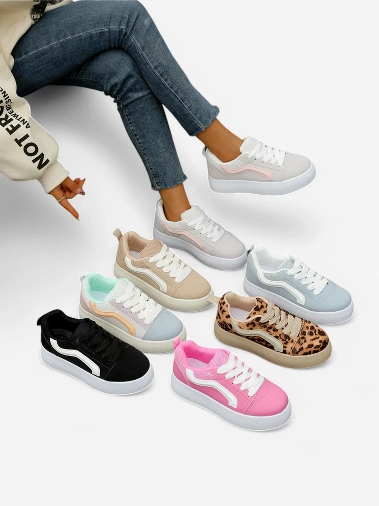Resti Women's sports sneakers on a platform Ensis