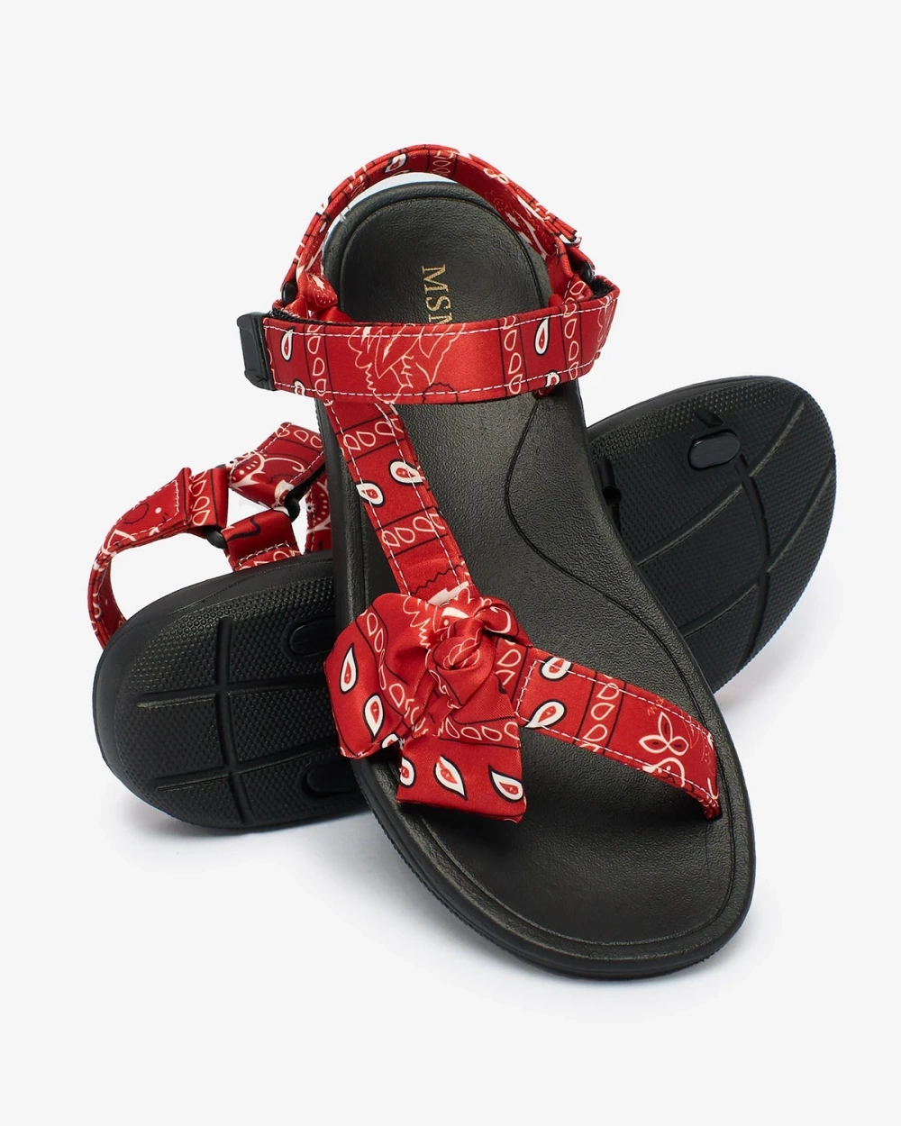 Resti Red women&#039;s sandals with bow Oyall