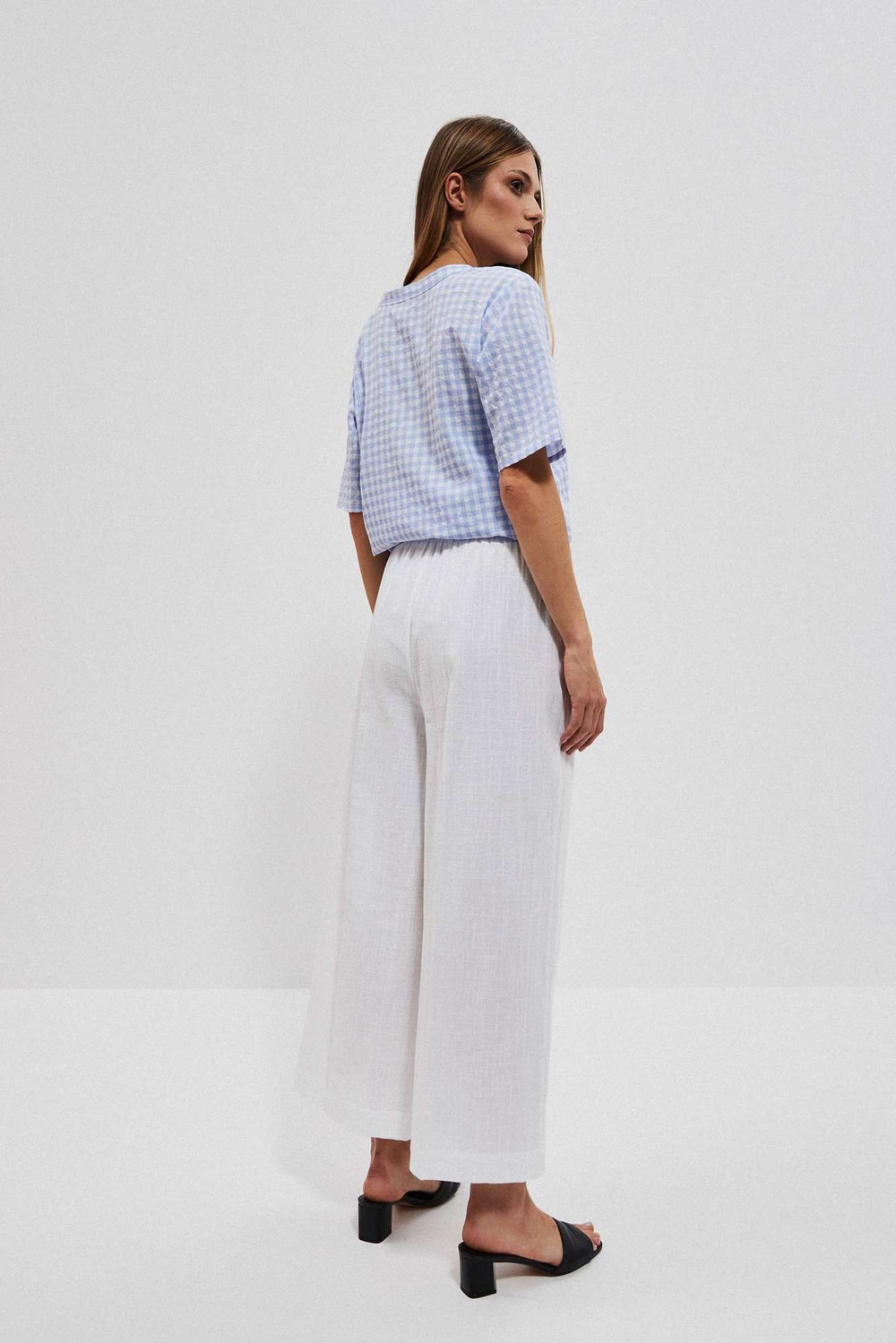 Marisse Women's Trousers L-Sp-4018 White