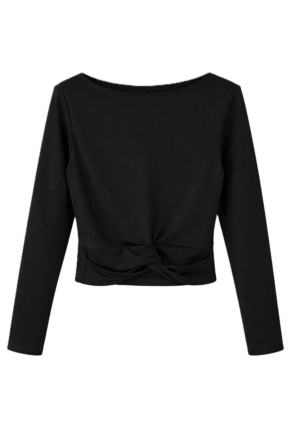 Guido Maria Kretschmer dámsky crop top s dlhým rukávom