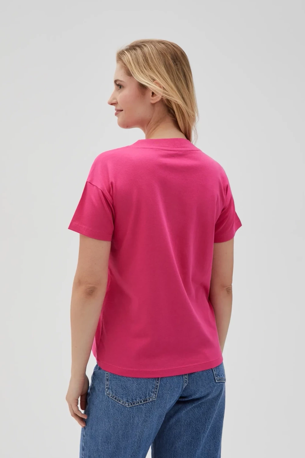 Marisse Women's T-Shirt L-Ts-4625 Fuchsia