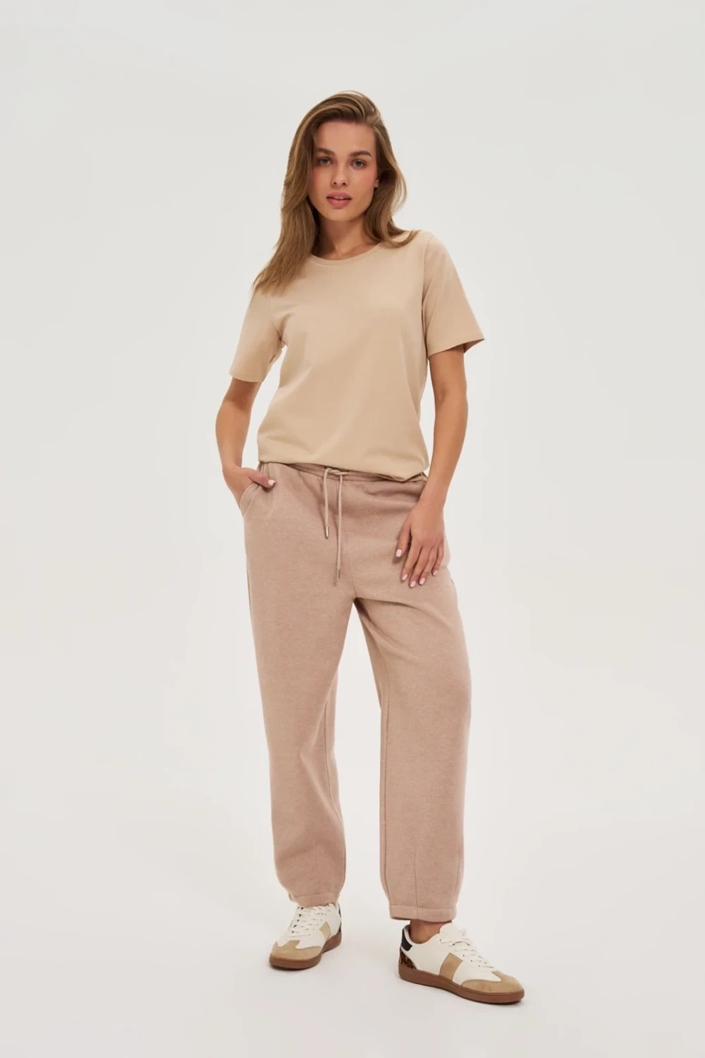 Marisse Plain Beige T-Shirt