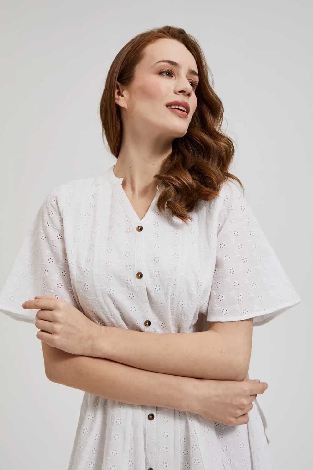 Marisse Women&#039;s Dress L-Su-4340 White