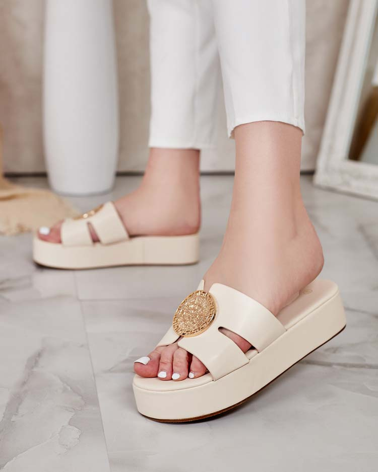 Resti Royalfashion Women's Emicia platform flip-flops