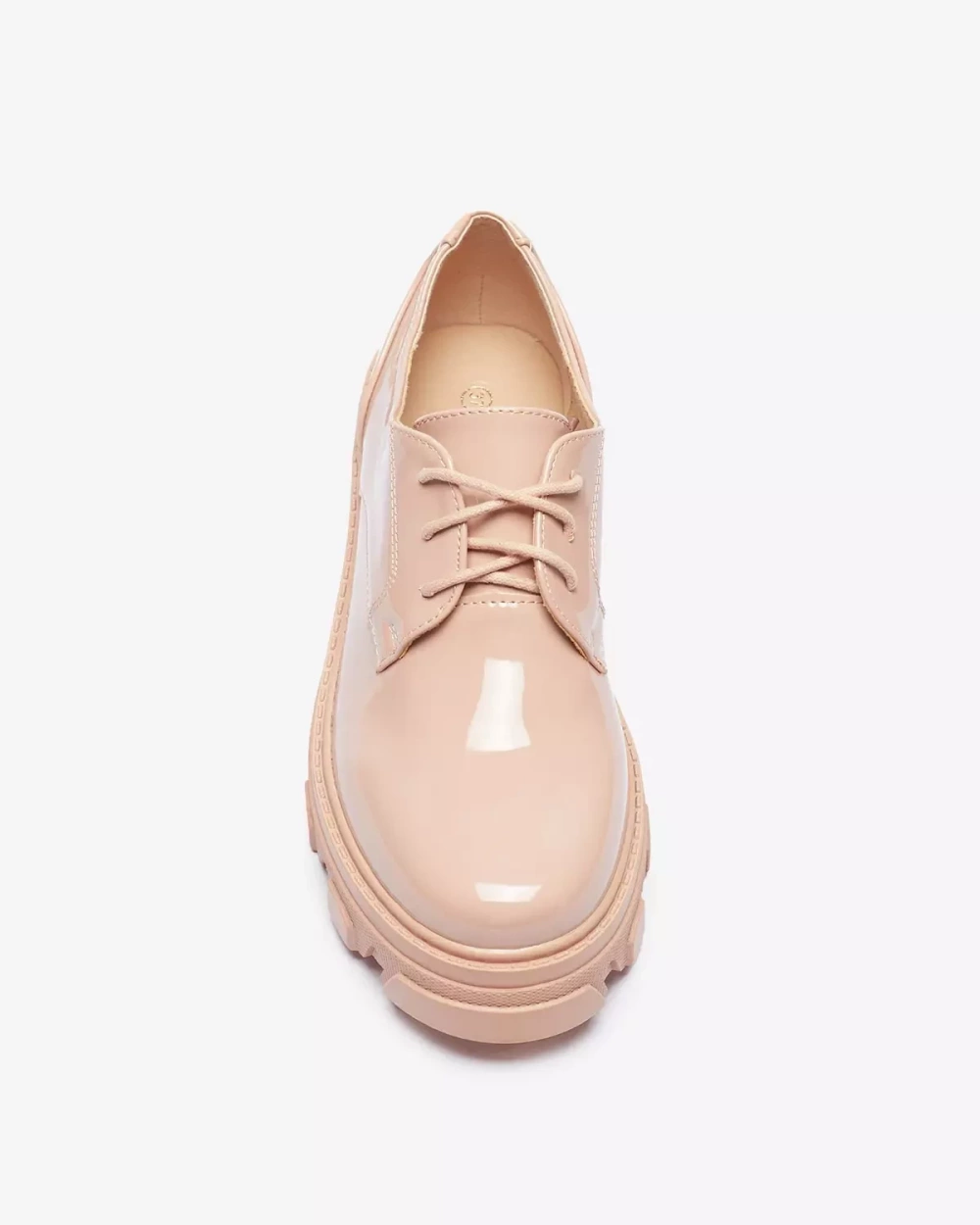 Resti Pink lacquered women's half shoes Delgor- Footwear