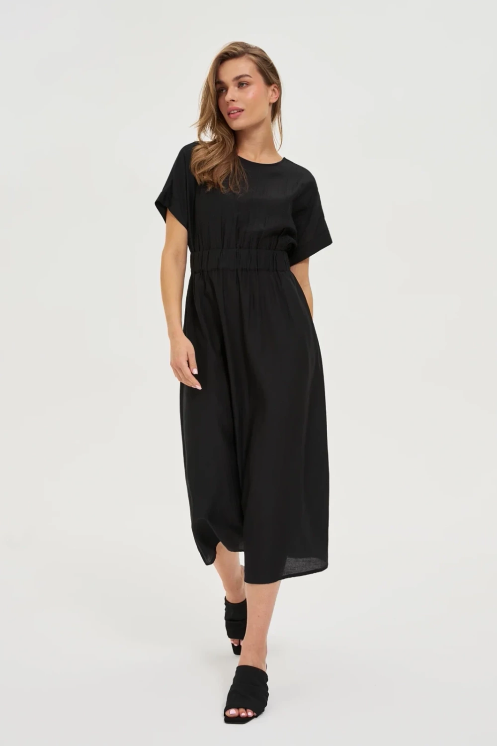 Marisse Black Viscose Dress
