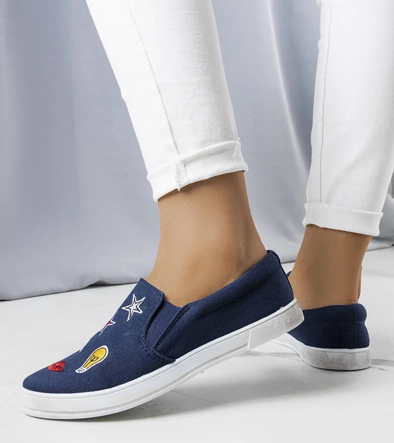 D/CEO Black slip on Anais