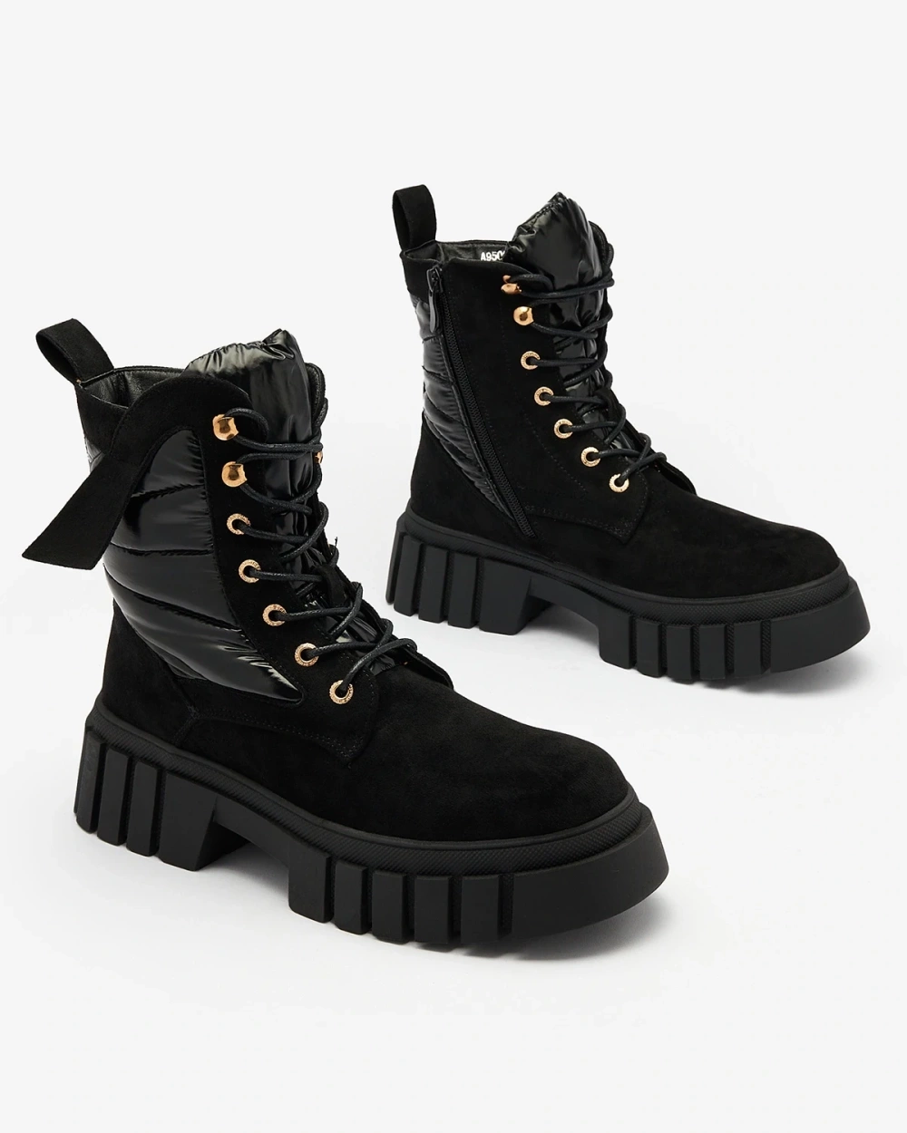 Resti Eco suede women&#039;s black Wefetto boots