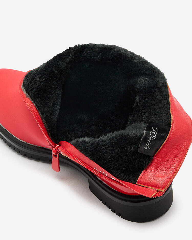 Resti Red matte women&#039;s boots Setipfa