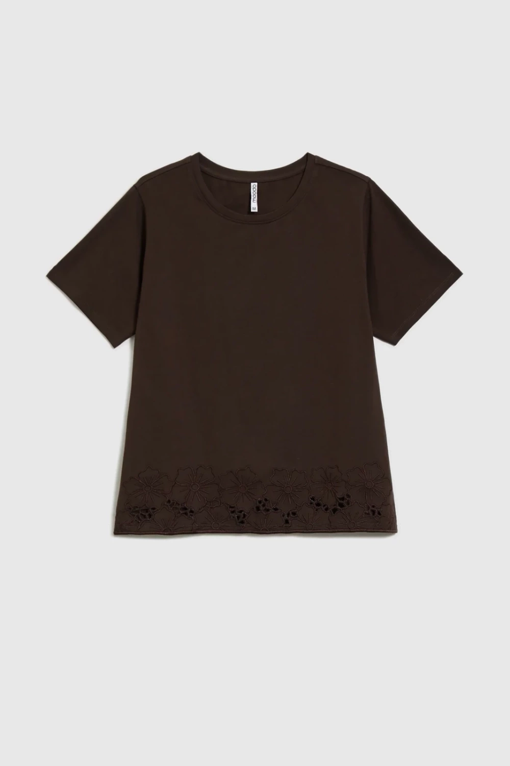 Marisse Brown Cotton Blouse